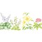 Hosta Mix Flower Wall Stencil | 1750 by Designer Stencils | Floral Stencils | Reusable Art Craft Stencils for Painting on Walls, Canvas, Wood | Reusable Plastic Paint Stencil for Home Makeover | Easy to Use & Clean Art Stencil